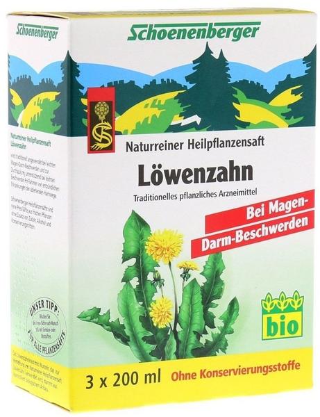 Löwenzahn Saft Schönenenberger Heilpflanzensäfte (3 x 200 ml)