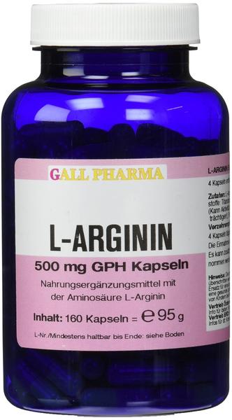 Hecht Pharma L-Arginin 500mg GPH Kapseln