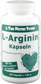 Hirundo Products L-Arginin 500 mg Kapseln (250 Stk.)