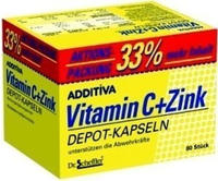 Additiva Vitamin C Zink Kapseln 80 St