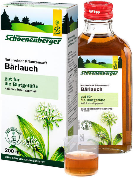 Schoenenberger Bärlauch Saft Heilpflanzensäfte (3 x 200 ml)