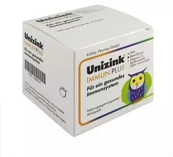 K&ouml;hler Pharma Unizink Immun Plus Kapseln (90 Stk.)