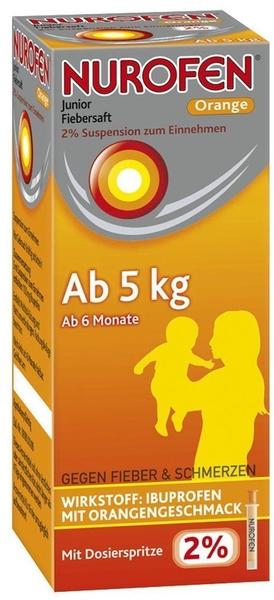 Reckitt Benckiser Deutschland GmbH Nurofen Junior Fiebersaft Orange 2%