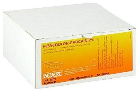 Hevert Hewedolor Procain 2% Ampullen (100 Stk.)