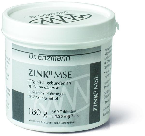 MSE Pharmazeutika Zink II 1,25 mg Tabletten (360 Stk.)