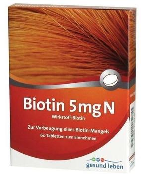 Gesund Leben Biotin 5mg N Tabletten (60 Stk.)