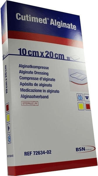 BSN Medical Cutimed Alginate Alginatkompressen 10 x 20 cm (10 Stk.)