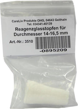 CareLiv Reagenzglas Stopfen 14 - 16,5 mm Durschmesser