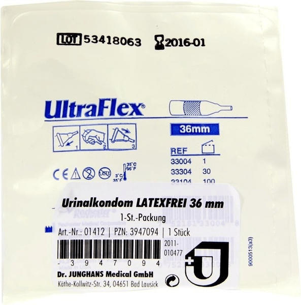 Dr. Junghans Medical Urinal Kondom Silikon 36 mm