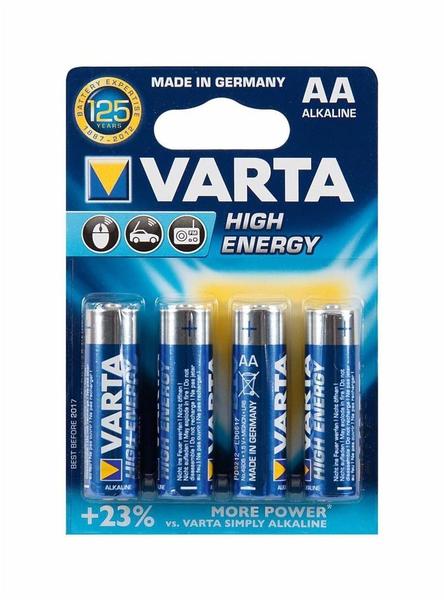 Varta 4906 High Energy AA LR6 1,5V 2900 mAh (4 St.)