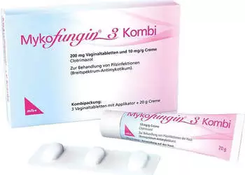 Mykofungin 3 Kombi 200 mg Vaginaltabletten + 10 g Creme