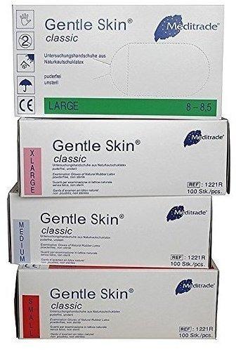 Rösner-Mautby Gentle Skin Classic Latex-Handschuhe puderfrei Gr. L (100 Stk.)