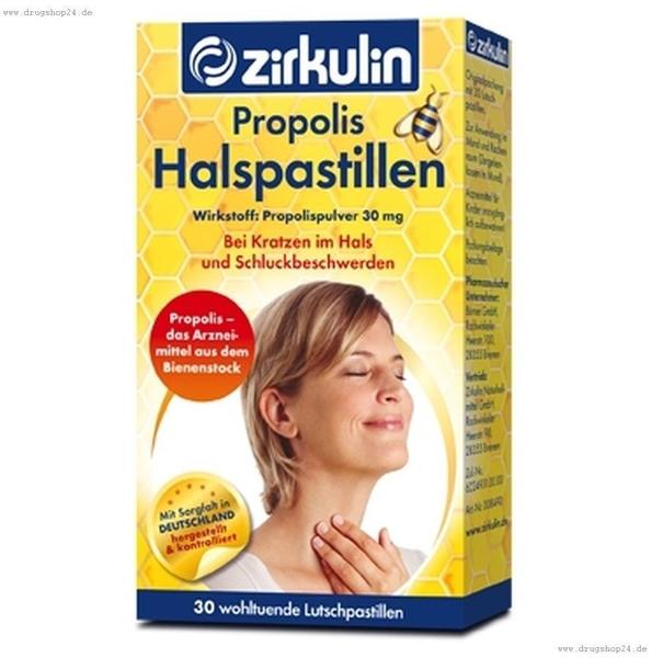 Roha Arzneimittel GmbH Zirkulin Propolis Halspastillen