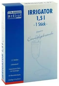 Dr. Junghans Medical Irrigator 1,5 l zum Einmalgebrauch komplett mit Unterl.