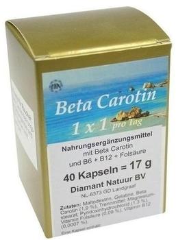 Diamant Natuur B.V. Beta Carotin 1 x 1 Pro Tag Kapseln (40 Stk.)