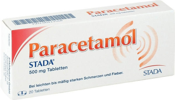Paracetamol 500 mg Tabletten (20 Stk.)