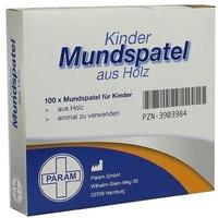 Mundspatel Holz Kinder 100 St