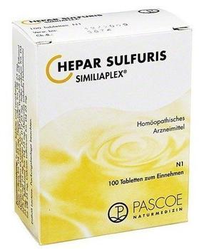 Pascoe Naturmedizin Hepar Sulfuris Similiaplex Tabletten (100 Stk.)