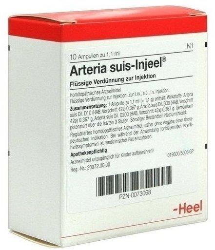 Heel Arteria Suis Injeele 1,1 ml (10 Stk.)