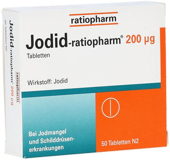 Jodid Ratiopharm 200 µg Tabletten (50 Stk.)