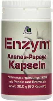 Avitale Enzym Ananas Papaya Kapseln 60 Stk.