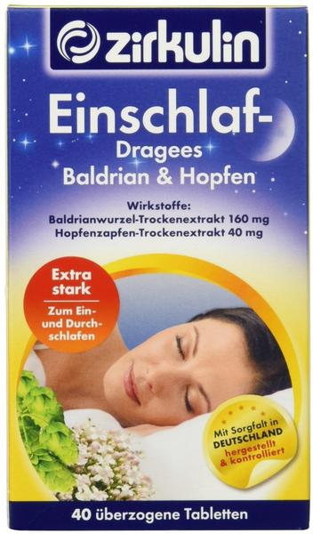 Zirkulin Einschlaf Baldrian & Hopfen Dragees (40 Stk.)