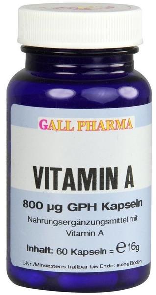 Hecht Pharma Vitamin A 800 ?g Gph Kapseln 60 Stk.