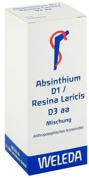 Weleda Absinthium D 1 Resina Laricis D3 AA Dilution (50 ml)