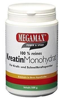 Megamax Kreatin Monohydrat 100% Megamax Pulver (500 g)