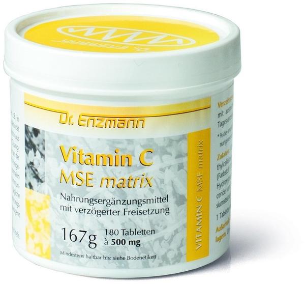 MSE Pharmazeutika Vitamin C Matrix Tabletten (180 Stk.)