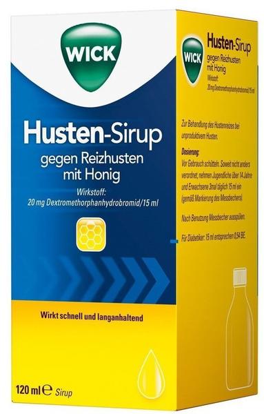 Wick Hustensirup gegen Reizhusten mit Honig (120 ml)