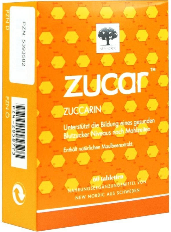 New Nordic Deutschland Zucar Zuccarin Tabletten (60 Stk.) Test TOP Angebote  ab 15,32 € (März 2023)
