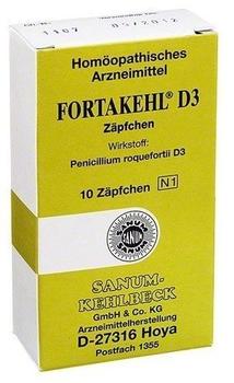Sanum-Kehlbeck Fortakehl D 3 Suppositorien (10 Stk.)