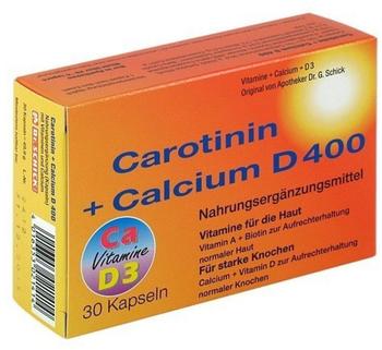 Dr. Schick Carotinin + Calcium D 400 Kapseln (30 Stk.)