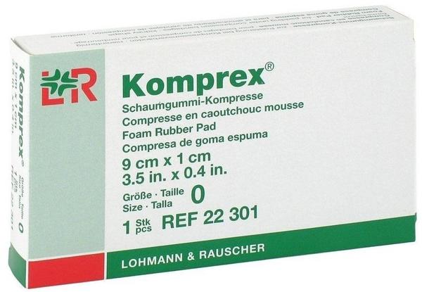 Lohmann & Rauscher Komprex Schaumgummi Kompressen Gr. 0 Nierenförmig
