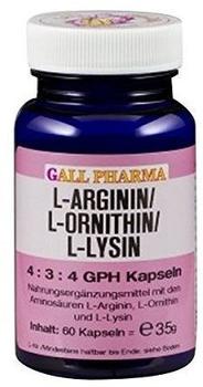 Hecht Pharma L-Arginin/L-Ornithin/L-Lysin 4:3:4 Gph Kapseln (60 Stk.)
