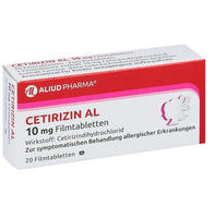 Cetirizin AL 10 mg Allergietabletten 20 St