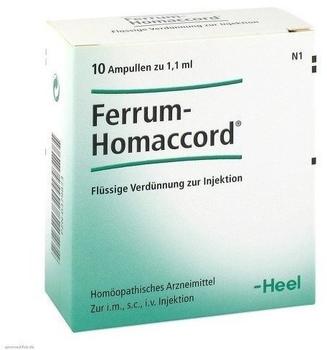Heel Ferrum Homaccord Ampullen (10 Stk.)
