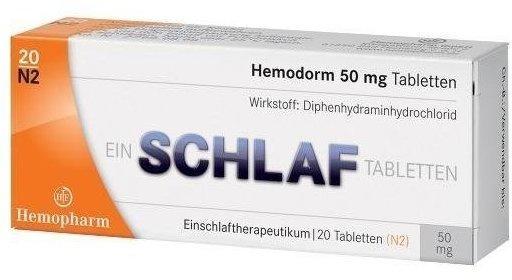 Hemodorm 50 mg Einschlaftabletten (20 Stk.)