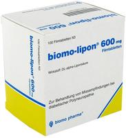 PZN-DE 06897600, biomo pharma Biomo lipon 600 mg Filmtabletten, 100 St,...