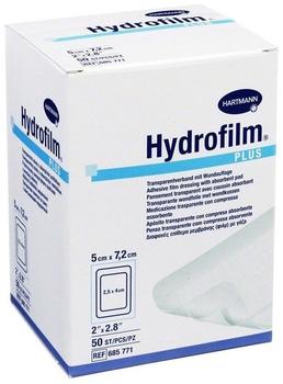 Hartmann Healthcare Hartmann Hydrofilm Plus Transparentverband 5 x 7,2 cm (50 Stk.)