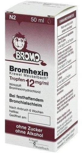 Hermes Arzneimittel Bromhexin K.Meuselb.Trf.12mg/ml