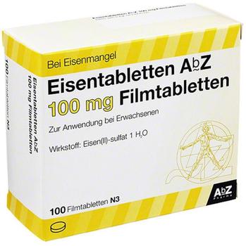 Eisentabletten 100 mg Filmtabletten (100 Stk.)