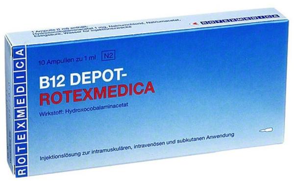 Panpharma GmbH B12 DEPOT ROTEXMEDICA 10x1 ml