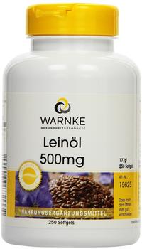 Warnke Gesundheit Leinöl 500 mg Kapseln (250 Stk.)