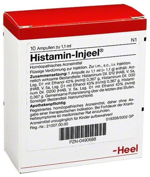 Heel Histamin Injeele (10 Stk.)