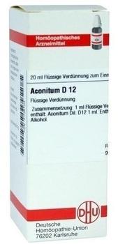DHU-ARZNEIMITTEL ACONITUM D12 Dilution 20 ml