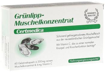 Certmedica Gruenlipp Muschel Konzentrat Kapseln (60 Stück)