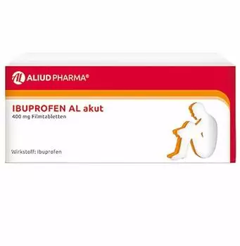 Ibuprofen AL Akut 400 mg Filmtabletten (20 Stk.) Ibuprofen AL Akut 400 mg Filmtabletten (20 Stk.)