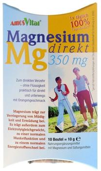 AmosVital Magnesium Direkt 350 mg Beutel (10 Stk.)